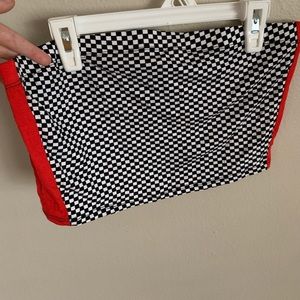 Checkered Crop Top.